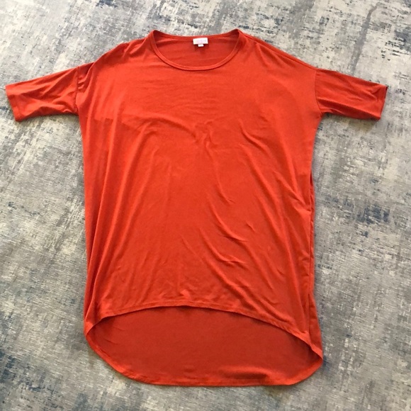 Orange NWOT XS Lualroe Irma - Picture 1 of 3
